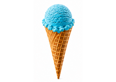 Engel Blau Waffel